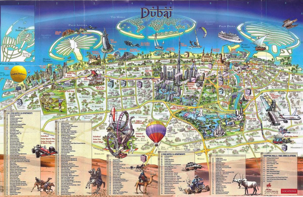 3Д мапа Дубаију