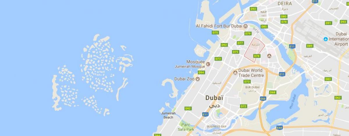Карама Дубаи карта