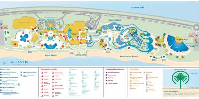 Карта Атлантис Дубаи