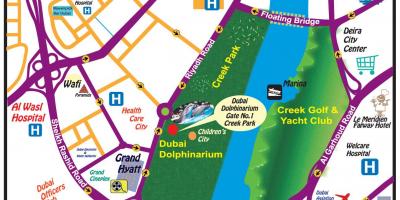 Представе делфина Дубаи локација на мапи