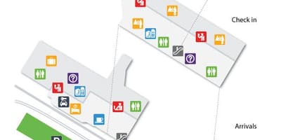 Дубаи аеродром терминал 1 Локација на мапи