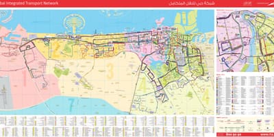 Дубаи карта аутобуских линија