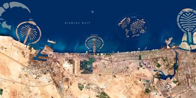 Сателитска карта Дубаија
